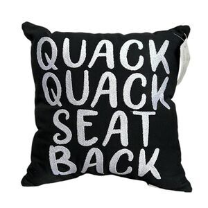 Accent Pillow Quack Quack Seat Back Peking Handicraft Embroidered Car Passenger